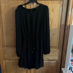 City Triangles Black Long Sleeve Dress